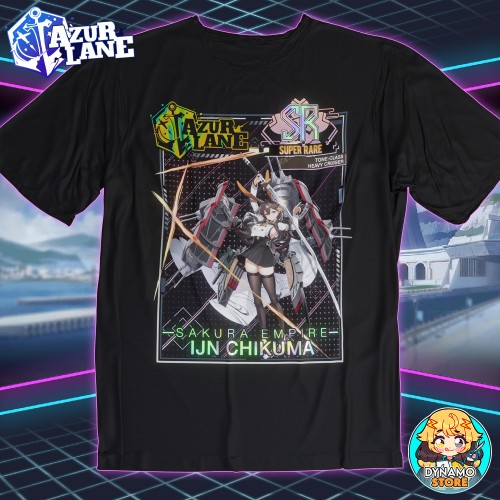 IJN Chikuma- Azur Lane - Polera Holográfica