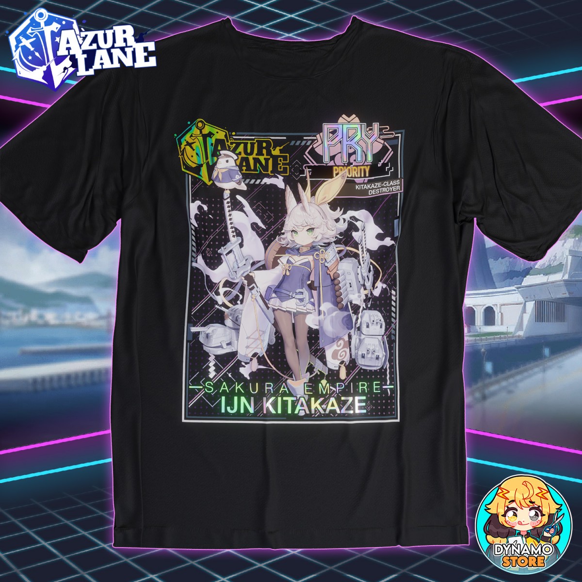 IJN Kitakaze - Azur Lane - Polera Holográfica