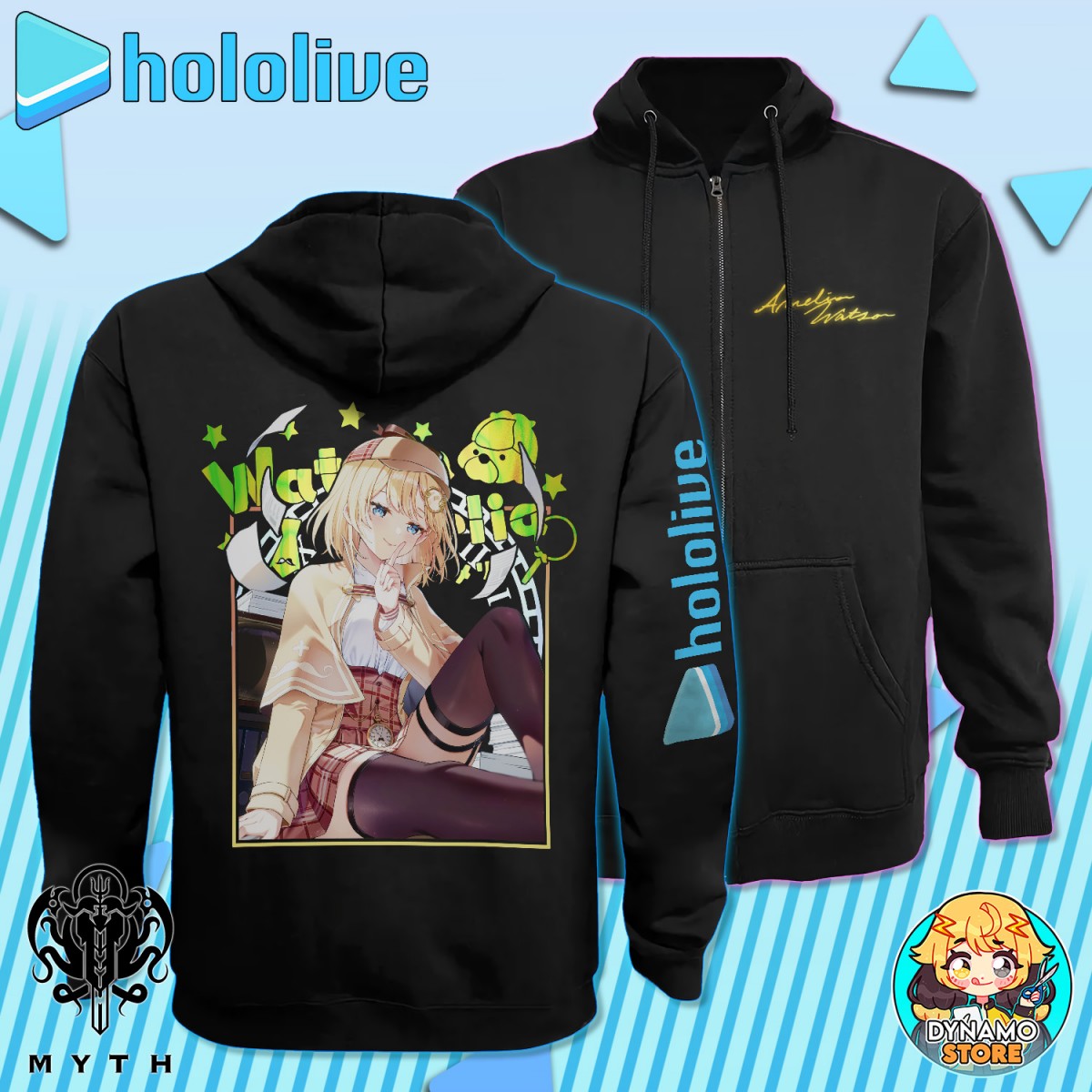 Amelia Watson - Hololive Myth - Polerón Holográfico