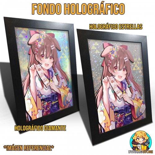 Hololive Inugami Korone New Year - Cuadro 3D