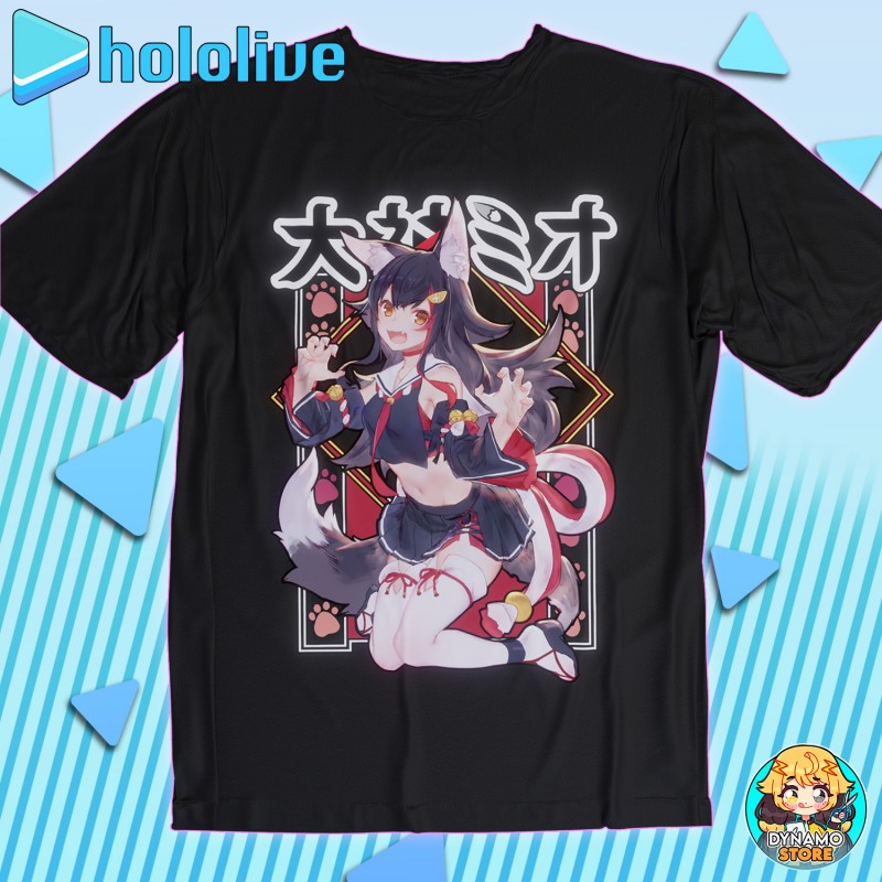 Ookami Mio - Hololive Gamers - Polera