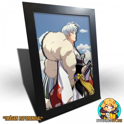 Inuyasha Sesshomaru - Cuadro 3D