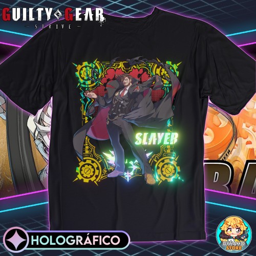 Slayer - Guilty Gear Strive - Polera Holográfica