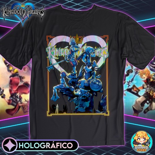 Kingdom Hearts - Polera Holográfica