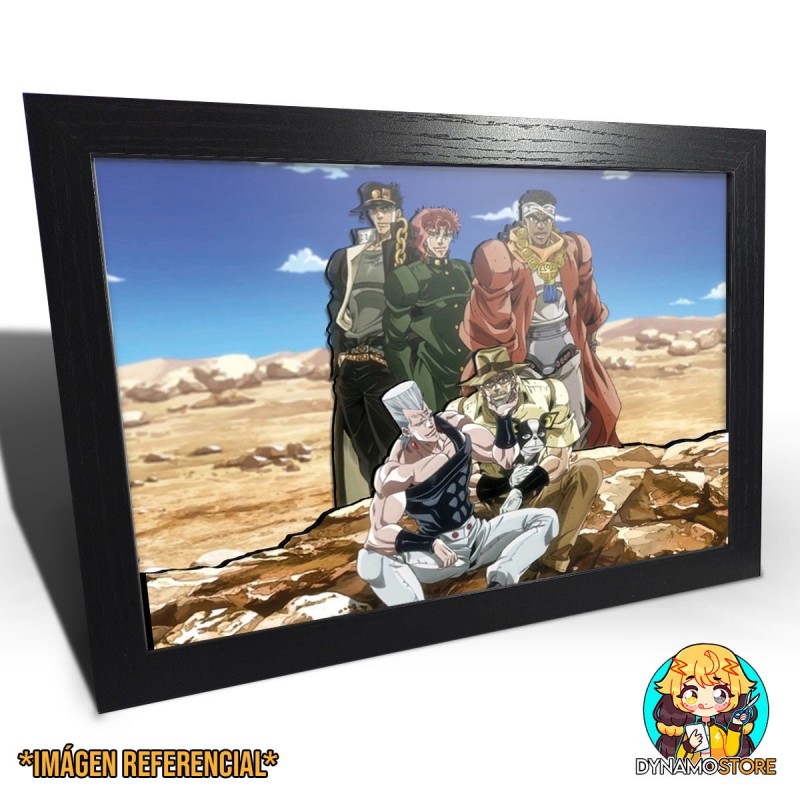 Jojo Stardust Crusaders Portrait - Cuadro 3D