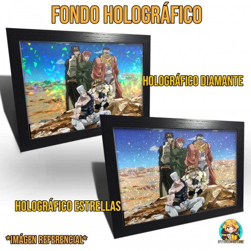 Jojo Stardust Crusaders Portrait - Cuadro 3D