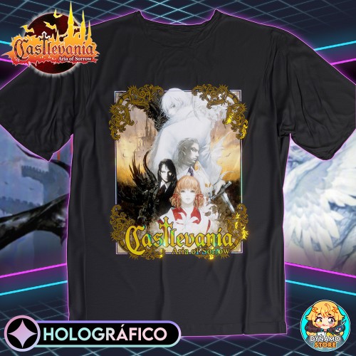 Castlevania Aria of Sorrow - Polera Holográfica