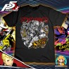 Skull - Persona 5 - Polera Holográfica - Liquidación