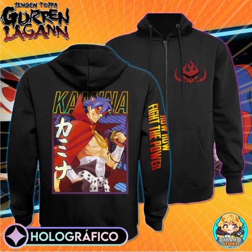 Kamina - Tengen Toppa Gurren Lagann - Polerón Holográfico