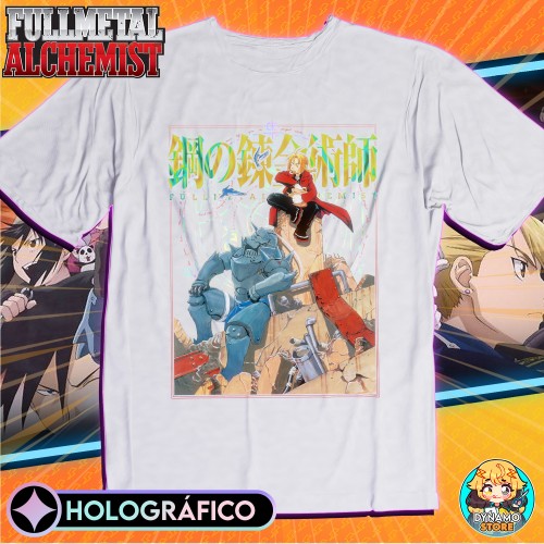 Fullmetal Alchemist (Manga Ver.) - Polera Holográfica