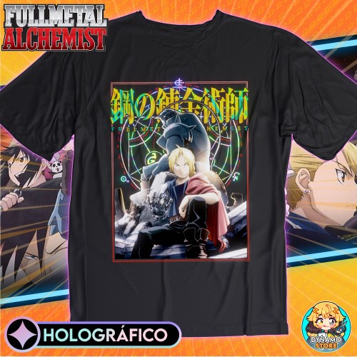 Fullmetal Alchemist (Anime Ver.) - Polera Holográfica