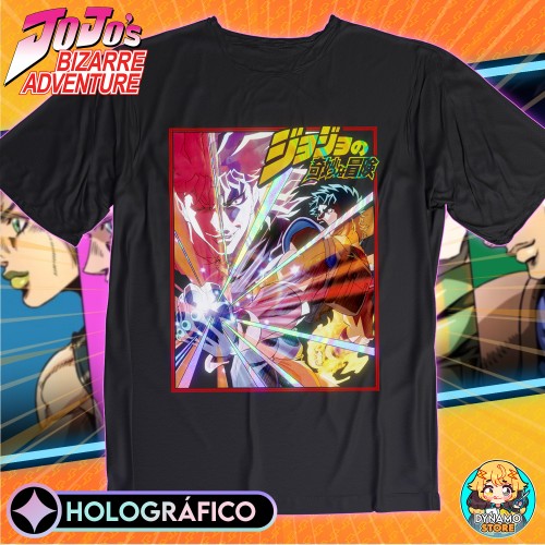 Jonathan Joestar - Jojo's Bizarre Adventure - Polera Holográfica