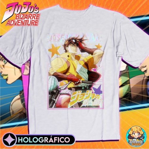 Joseph Joestar - Jojo's Bizarre Adventure - Polera Holográfica