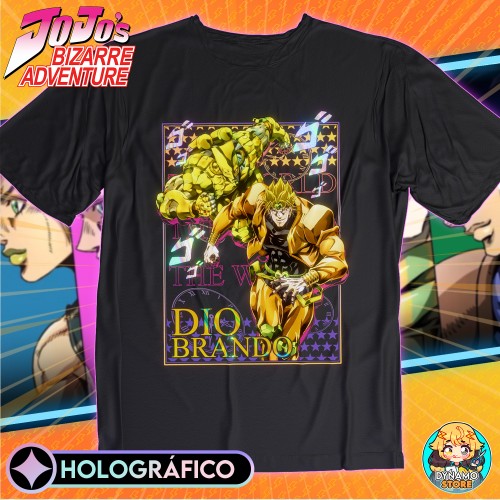 Dio Brando - Jojo's Bizarre Adventure - Polera Holográfica