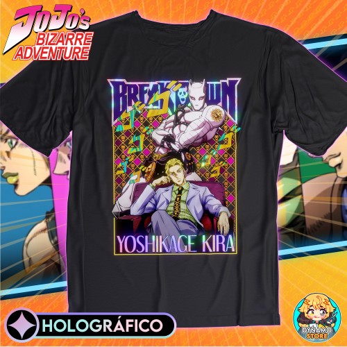 Yoshikage Kira - Jojo's Bizarre Adventure - Polera Holográfica