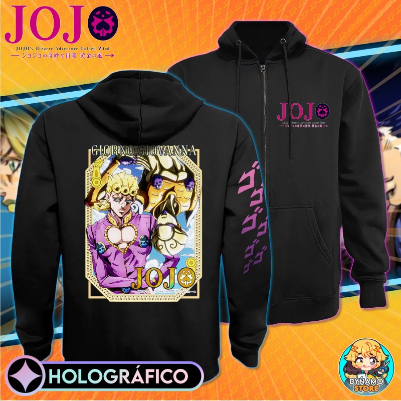 Giorno Giovanna - Jojo's Bizarre Adventure - Polerón Holográfico