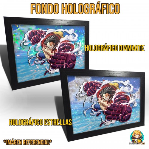 One Piece Luffy Gear 4 - Cuadro 3D