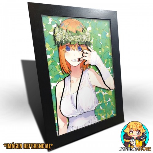 Go Toubun no Hanayome Yotsuba Nakano - Cuadro 3D