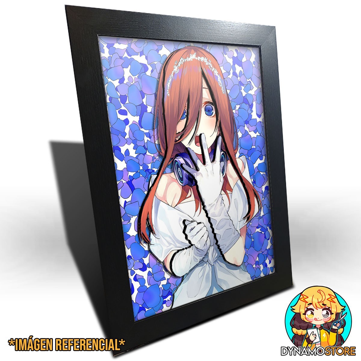 Go Toubun no Hanayome Miku Nakano - Cuadro 3D