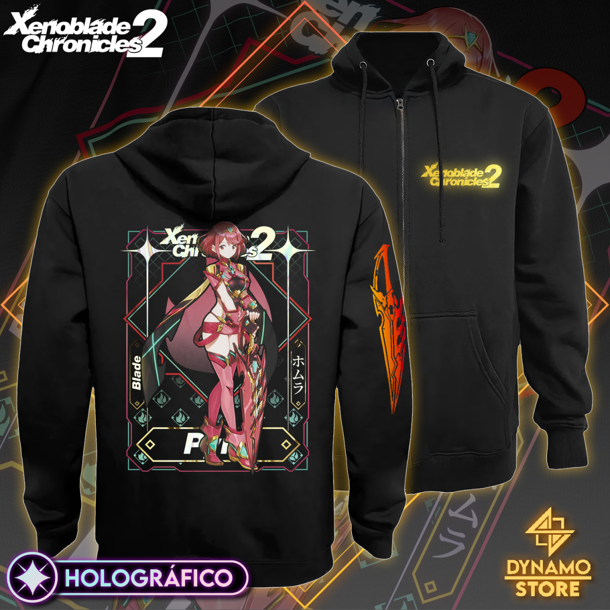 Pyra/Homura - Xenoblade Chronicles 2 - Polerón Holográfico