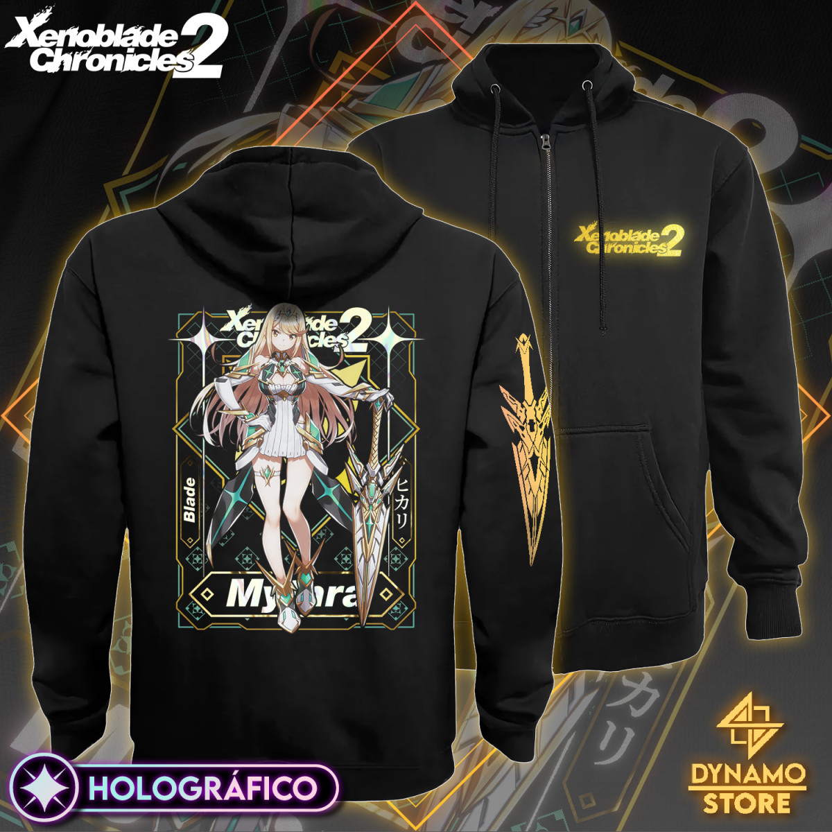 Mythra/Hikari - Xenoblade Chronicles 2 - Polerón Holográfico