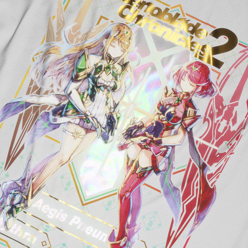 Pyra y Mythra - Xenoblade Chronicles 2 - Polera Holográfica