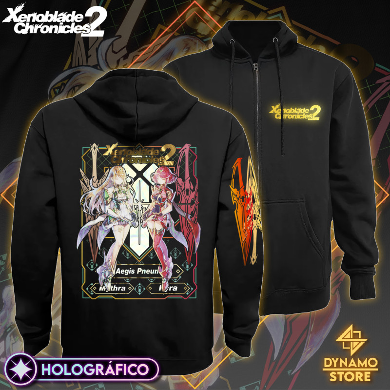 Pyra y Mythra - Xenoblade Chronicles 2 - Polerón Holográfico