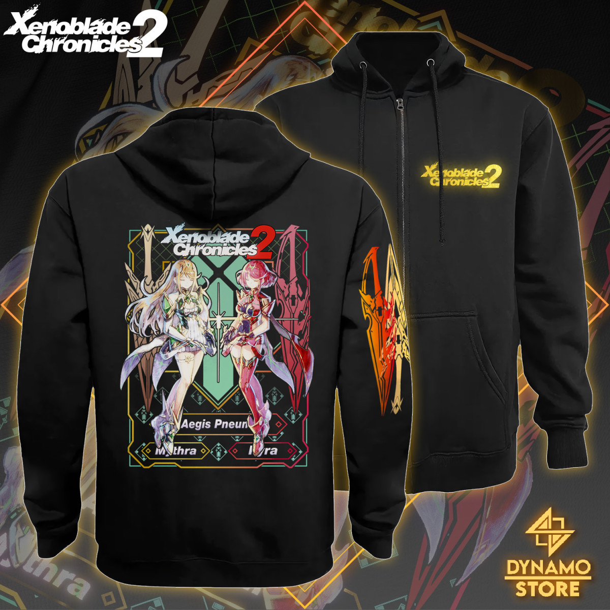 Pyra y Mythra - Xenoblade Chronicles 2 - Polerón