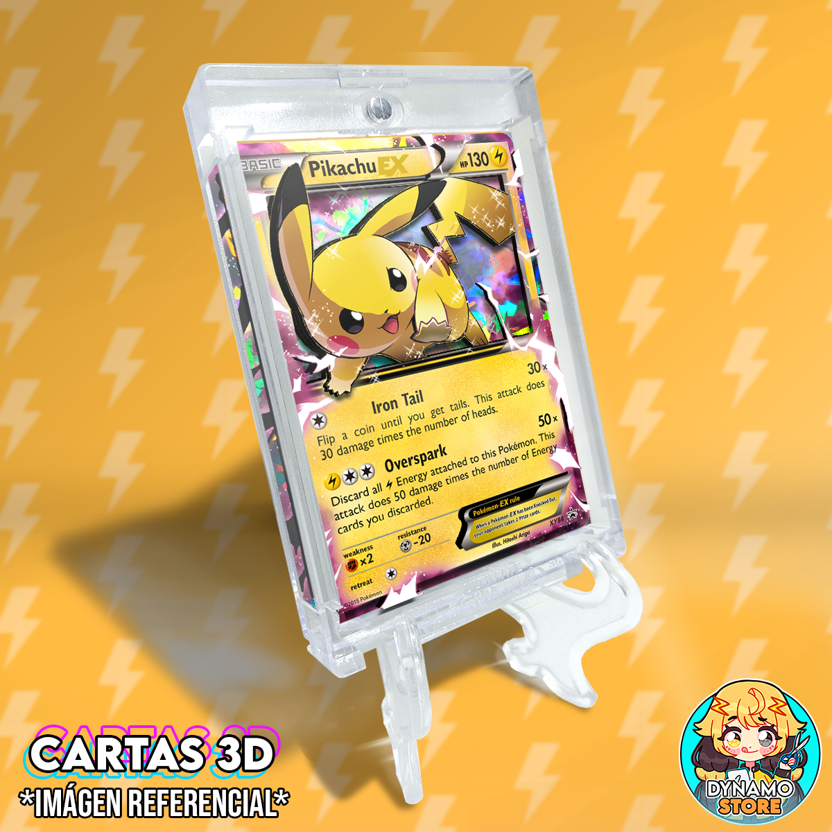 Pikachu EX,XY Promos - Carta 3D