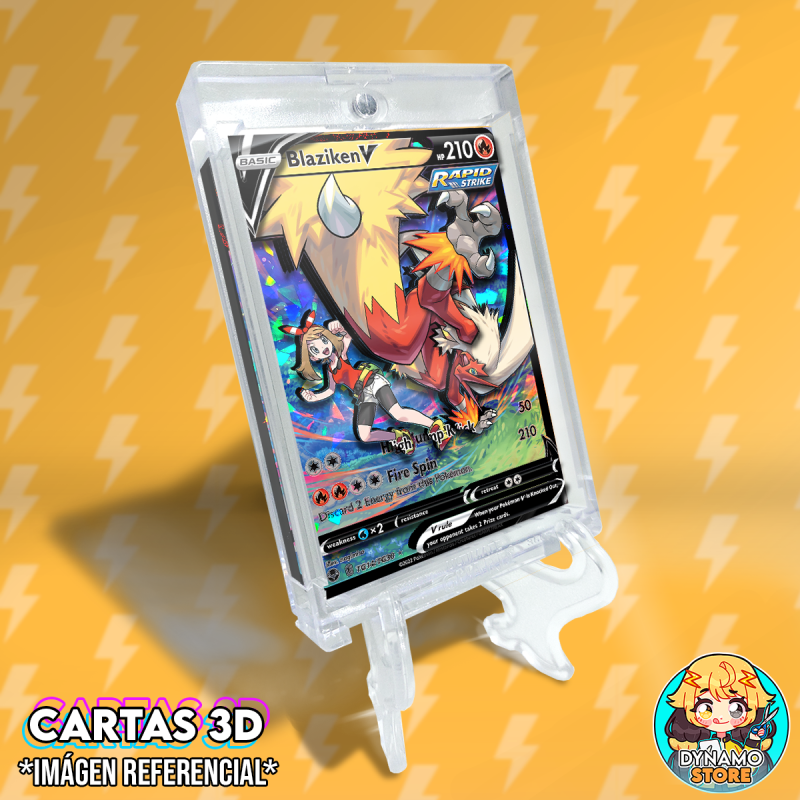 Blaziken V, Silver Tempest - Carta 3D