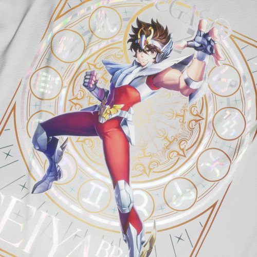 Seiya de Pegaso - Los Caballeros del Zodiaco - Polera Holográfica