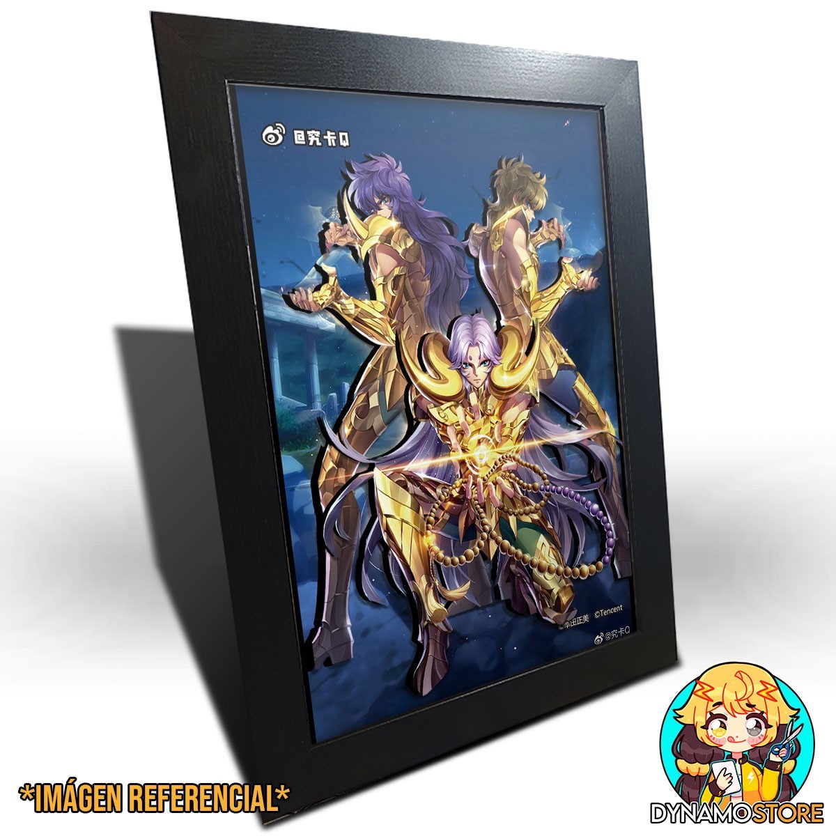 Saint Seiya Athena Exclamation - Cuadro 3D