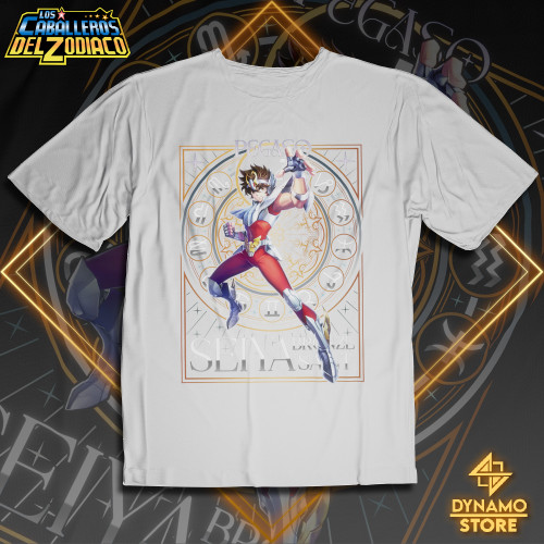 Seiya de Pegaso - Los Caballeros del Zodiaco - Polera