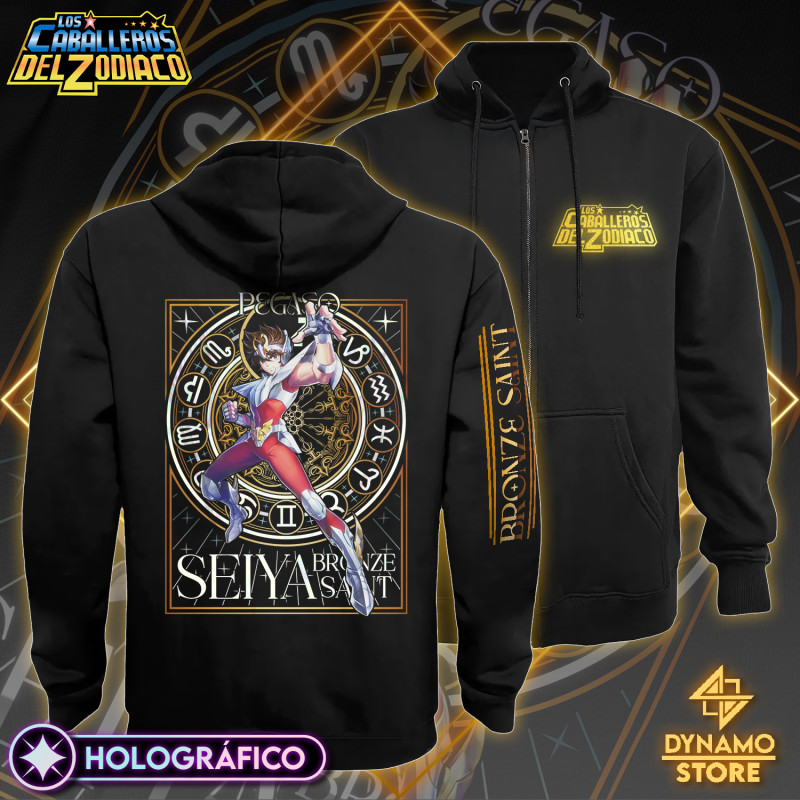 Seiya de Pegaso - Los Caballeros del Zodiaco - Polerón Holográfico