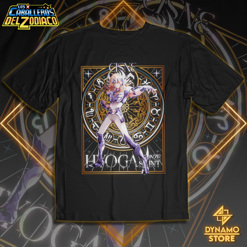 Hyoga de Cisne - Los Caballeros del Zodiaco - Polera