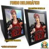Slam Dunk Hanamishi Sakuragi - Cuadro 3D