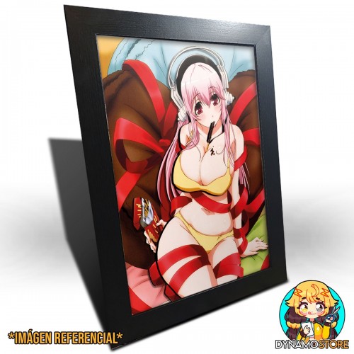 Super Sonico - Cuadro 3D