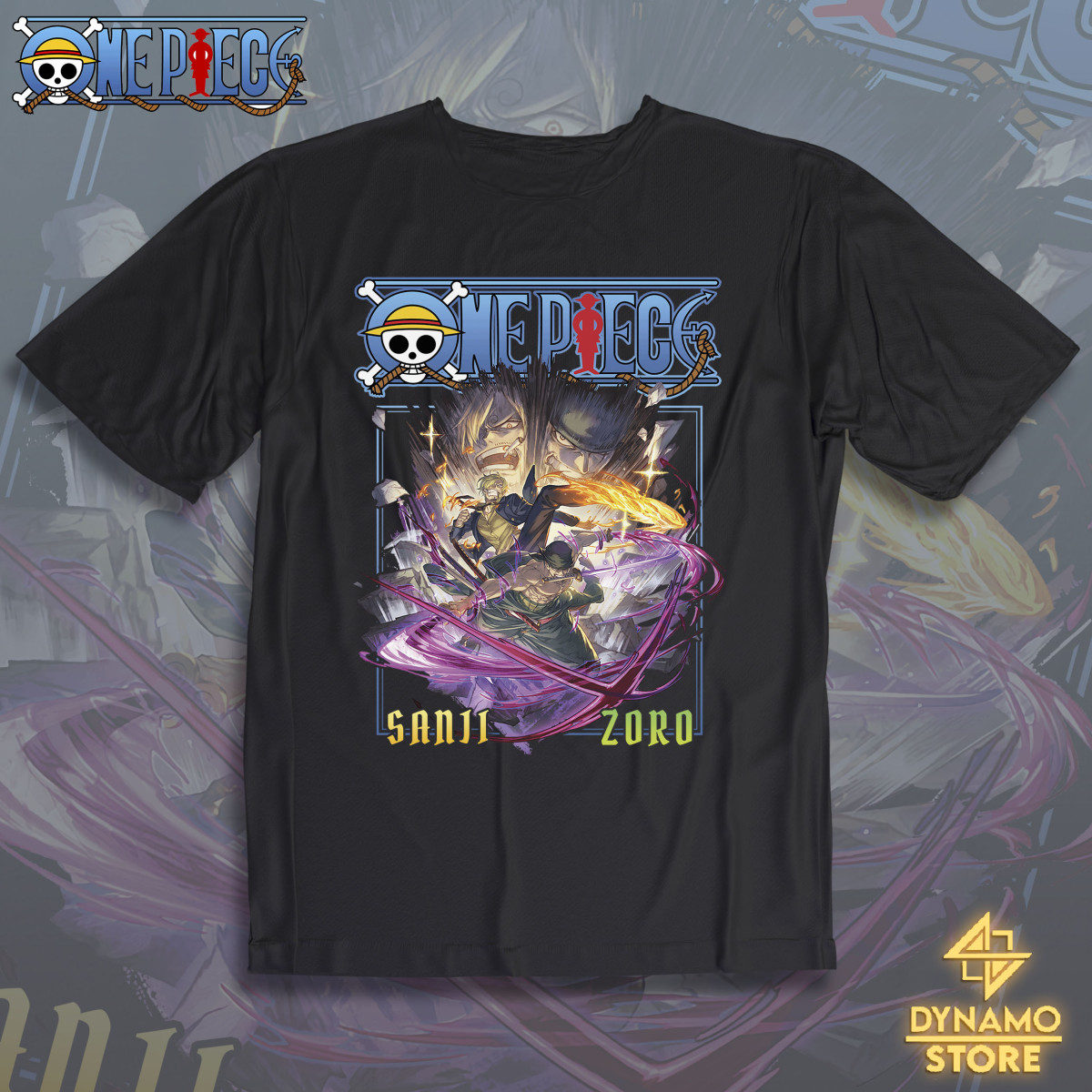 Sanji y Zoro - One Piece - Polera