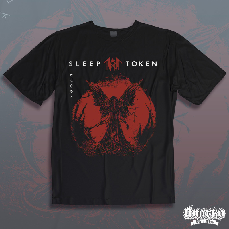 Sleep Token - Red Reaper Angel  - Polera