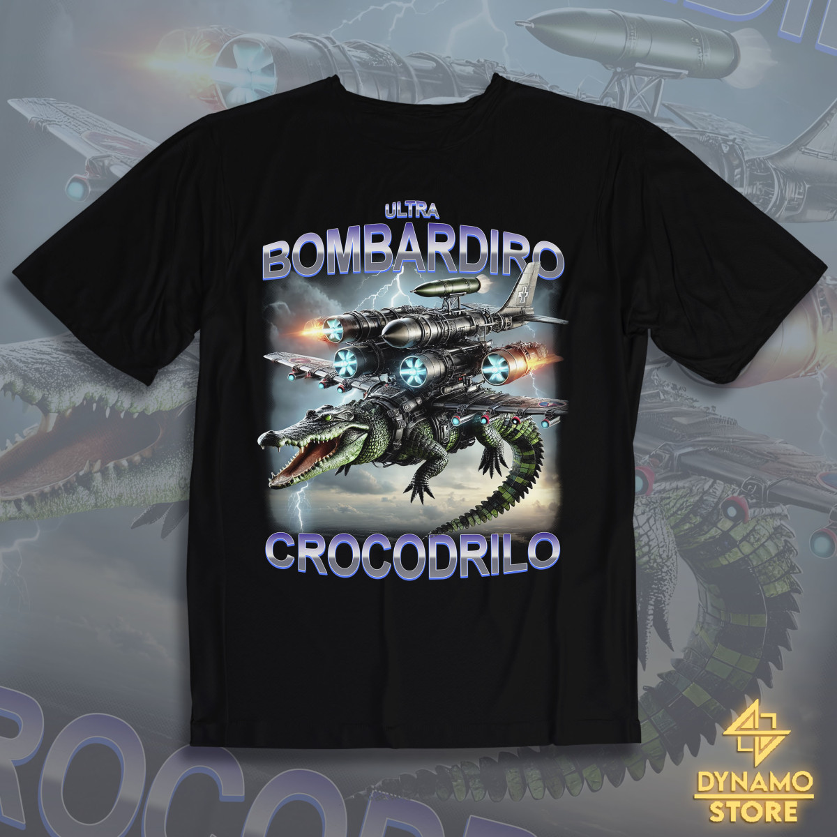 Ultra Bombardiro Crocodilo - Brainrot - Polera