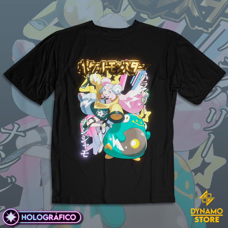 e-Nigma / Iono / Nanjyamo - Pokemon Scarlet and Violet- Polera Holográfica
