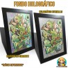 Pokemon Grass Starters - Cuadro 3D