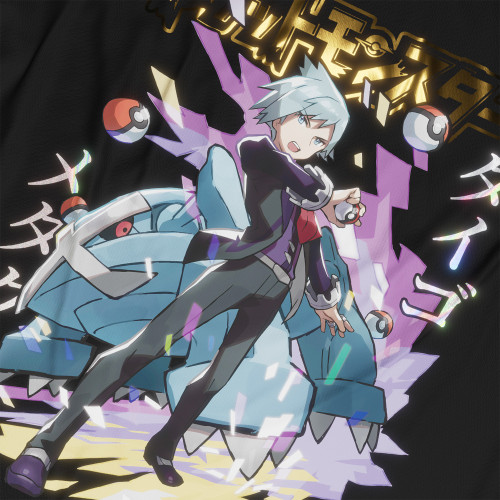 Máximo Peñas / Steven Stones / Daigo Tsuwabuki - Pokemon Ruby and Sapphire - Polera Holográfica