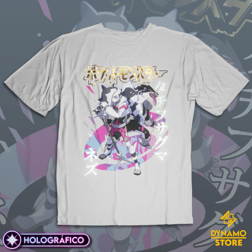 Nerio / Piers / Nezz - Pokemon Sword and Shield - Polera Holográfica