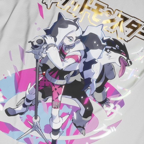 Nerio / Piers / Nezz - Pokemon Sword and Shield - Polera Holográfica