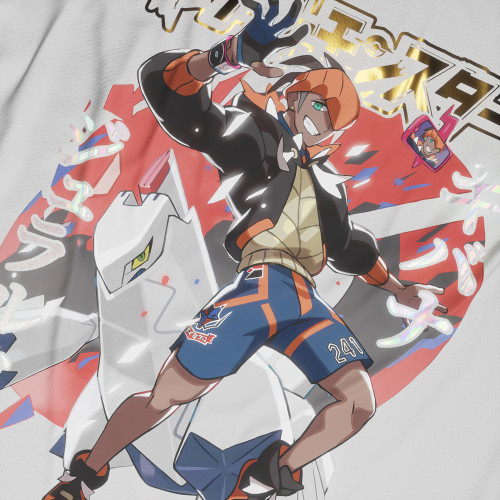 Roy / Raihan / Kibana - Pokemon Sword and Shield - Polera Holográfica