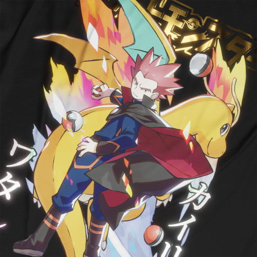 Lance / Wataru - Pokemon Red, Blue and Yellow - Polera Holográfica