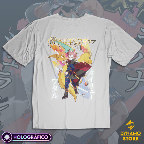 Lance / Wataru - Pokemon Red, Blue and Yellow - Polera Holográfica