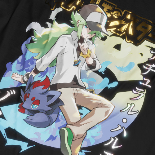 N - Natural Harmonia Gropius - Pokemon Black and White - Polera Holográfica