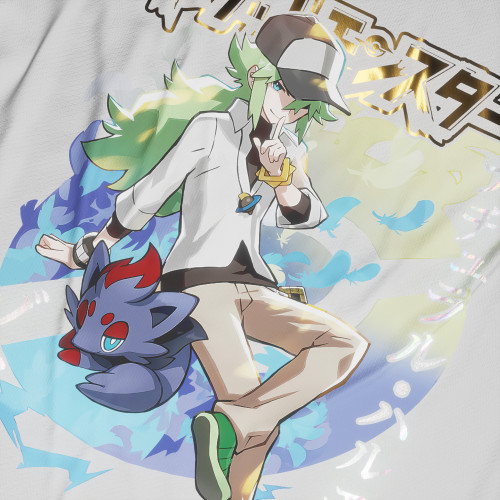 N - Natural Harmonia Gropius - Pokemon Black and White - Polera Holográfica